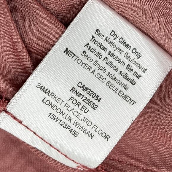 Anthropologie Dolan Pink Rose Embroidered Half Sleeve Top - Picture 13 of 13
